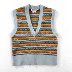 Veronica Beard Helenka Sweater Vest Size M Womens * read